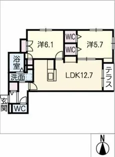 HEBEL GM【1階】の間取り