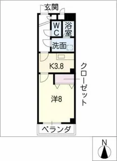 プレミール御器所【3階】の間取り