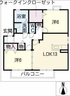 エントピア A棟【1階】の間取り