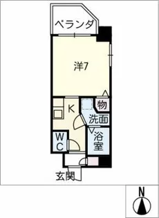 Mellon【6階】の間取り