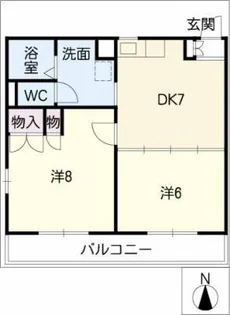 ベルハイツ【2階】の間取り