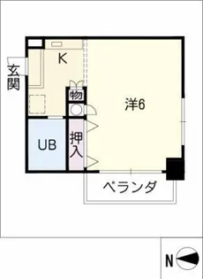 ホワイトヒルズ東桜【5階】の間取り