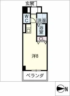 サン・名駅太閤ビル【9階】の間取り