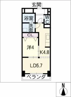 La mia casa【1階】の間取り