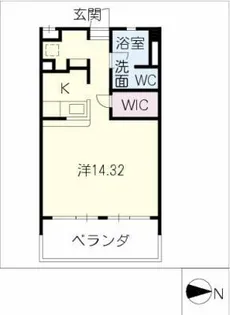 OSMANTHUS FRAGRANS【6階】の間取り