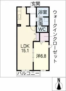 さくま荘【1階】の間取り