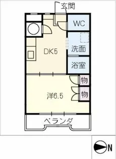 サウスメゾンラコリン【1階】の間取り