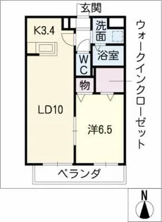 メゾン シャルマン【2階】の間取り