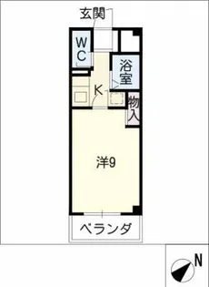 サン・ラモン本山【2階】の間取り