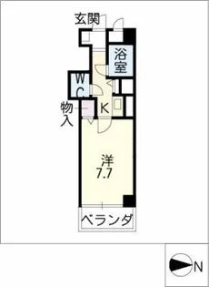 Mark CREA【3階】の間取り