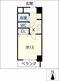 グランビル金山【6階】の間取り