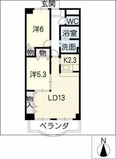 ウイン・ヴィラ【3階】の間取り