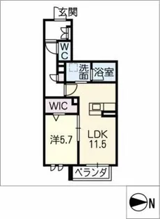 シャーメゾンY【2階】の間取り