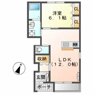 フェリオ【1階】の間取り