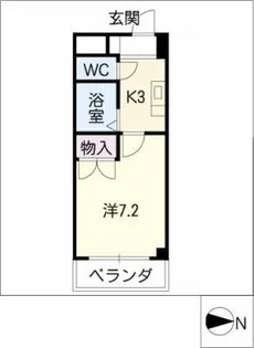プランドール桜山【2階】の間取り