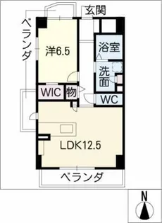 グランコート舞【1階】の間取り