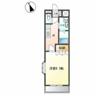 Polaris【1階】の間取り