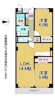 アヴェニュー東松ヶ丘【2階】の間取り