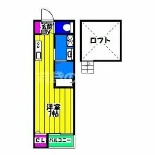 Elysium【102号室】の間取り