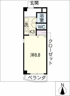 HARAX築地【2階】の間取り