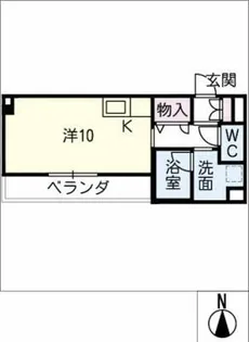 バーンレック【2階】の間取り
