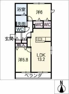 Felicity北山【3階】の間取り