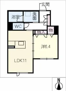 セレーノ吹上【1階】の間取り