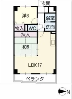 グランパス春岡【3階】の間取り