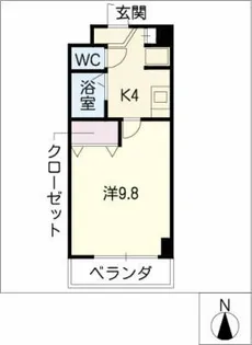 覚王山グランド井筒【5階】の間取り