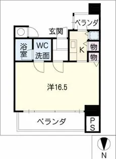 ESSE池下【6階】の間取り