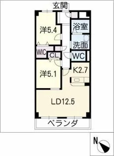 藤陽レジデンス【3階】の間取り