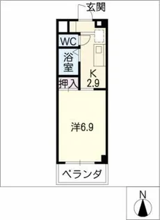 ファインタウン杉【1階】の間取り