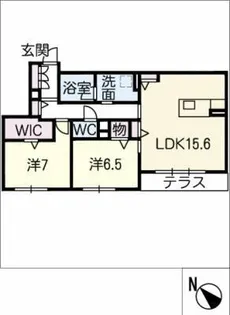 Maison de 釣月【1階】の間取り