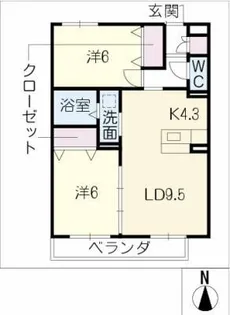 D’room京命【3階】の間取り