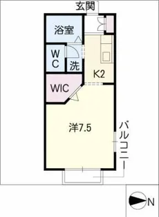 四ッ谷リーブル【2階】の間取り