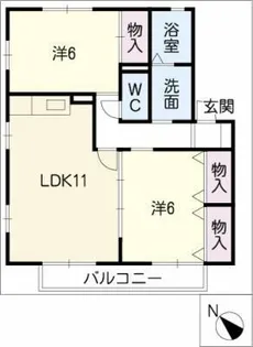 プリメーロ【2階】の間取り