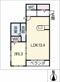 Bell Trees 藤ヶ丘【4階】の間取り
