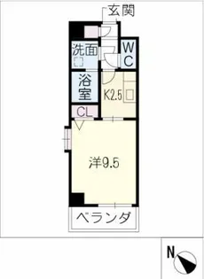 リヴェール藤が丘【4階】の間取り