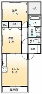 オラシオン【1階】の間取り