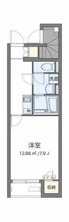 クレイノ本町【1階】の間取り