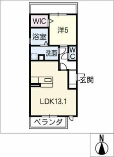 リーゾ【3階】の間取り