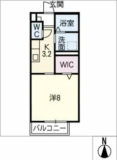 サンライズ平井【2階】の間取り