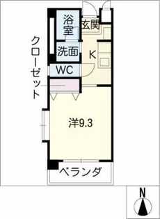 リネット花池Ⅳ【3階】の間取り