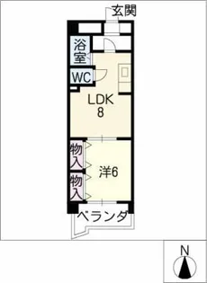プロファイブ大森【3階】の間取り