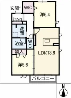 コートルミエール【2階】の間取り