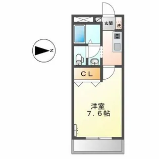 サンエポック【1階】の間取り