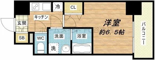 ルーエ本町【8階】の間取り