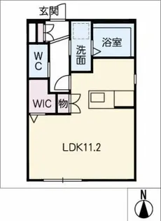 メゾンオルキデ【1階】の間取り