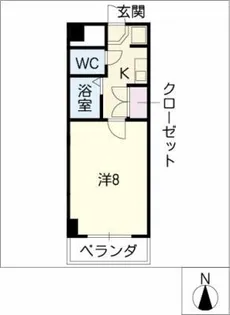 ラ・メゾン・メルヴェイユ【5階】の間取り