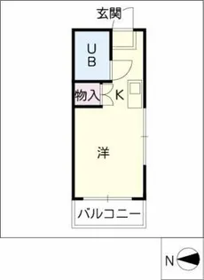 メモアール悠悠【1階】の間取り